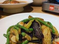 茄子豇豆-鸡毛店·川菜(双楠店)