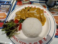 咖喱厚切猪扒饭-文通冰室·港式茶餐厅(江汉路店)