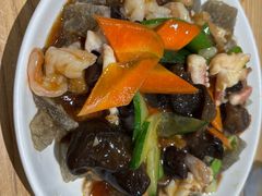 三鲜焖子-方城小吃店