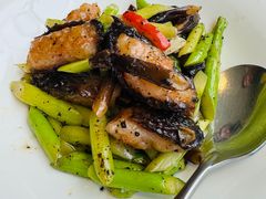 虾滑羊肚菌芦笋配黑松露-珍宝海鲜JUMBO Seafood(ifc店)