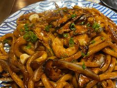 关西虾仁秘炒乌冬-仙隐小鹿料理食堂(沙市人信汇店)