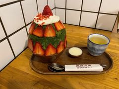 草莓抹茶冰-WONDER ICE 萬得冰田(建設路总店)