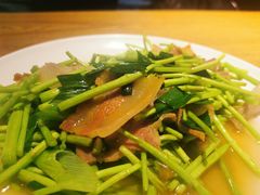 炒泥蒿-汪爹爹武汉牛三鲜(朝外大街店)