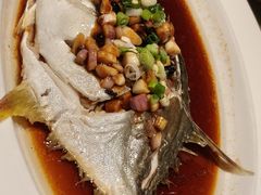 豆酱蒸白鲳鱼-79号渔船海鲜饭店(华强北店)