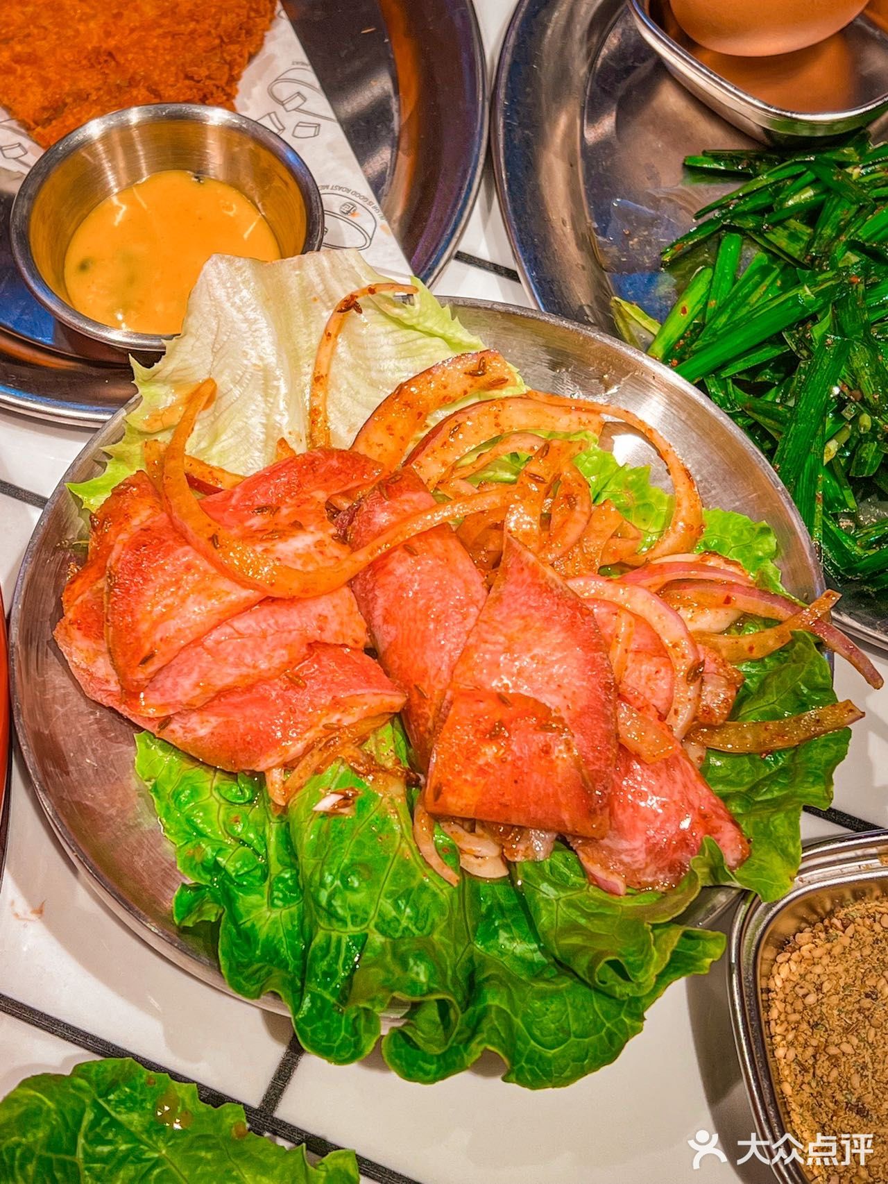 和男朋友点了超级多的肉肉啊！