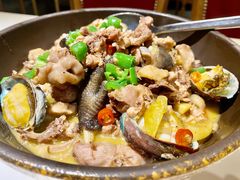 山茶油鲍鱼焖土鸡-望湘园·湖南菜(宏伊店)