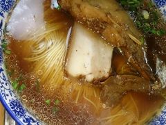 暴鱼素浇面（外加焖肉浇头）-裕兴记·三虾面(西北街总店)