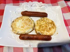 肠仔煎双蛋-开心果牛扒城(雍华庭店)