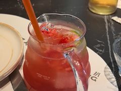 鲜莓果青柠气泡-一沙一城·岩烤牛扒(深圳首店)