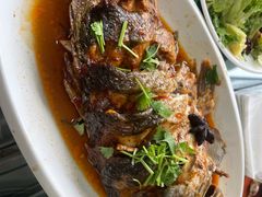 -北京龙庆四季香农家饭庄·灶台鱼·碳烤虹鳟鱼(龙庆峡店)