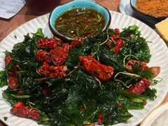 薄荷干炸脆脆肠-浩海火燒雲傣家菜(芮欧百货店)