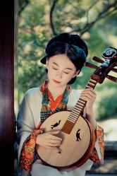 -后宫·古装汉服京剧儿童亲子全家福摄影