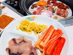 -绿岛港轩海鲜烤肉涮锅自助餐厅