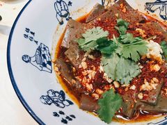 辣子蒜羊血-汉唐宴长安食府