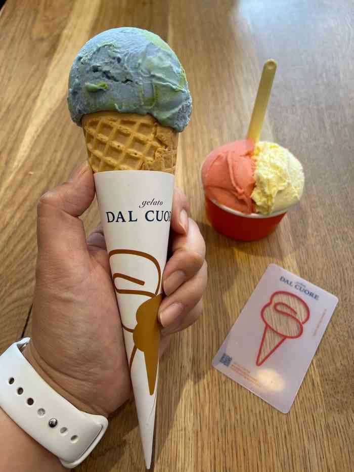 gelato dal cuore 达可芮冰淇淋-"吃完晚饭,想吃点甜的,附近搜到这家