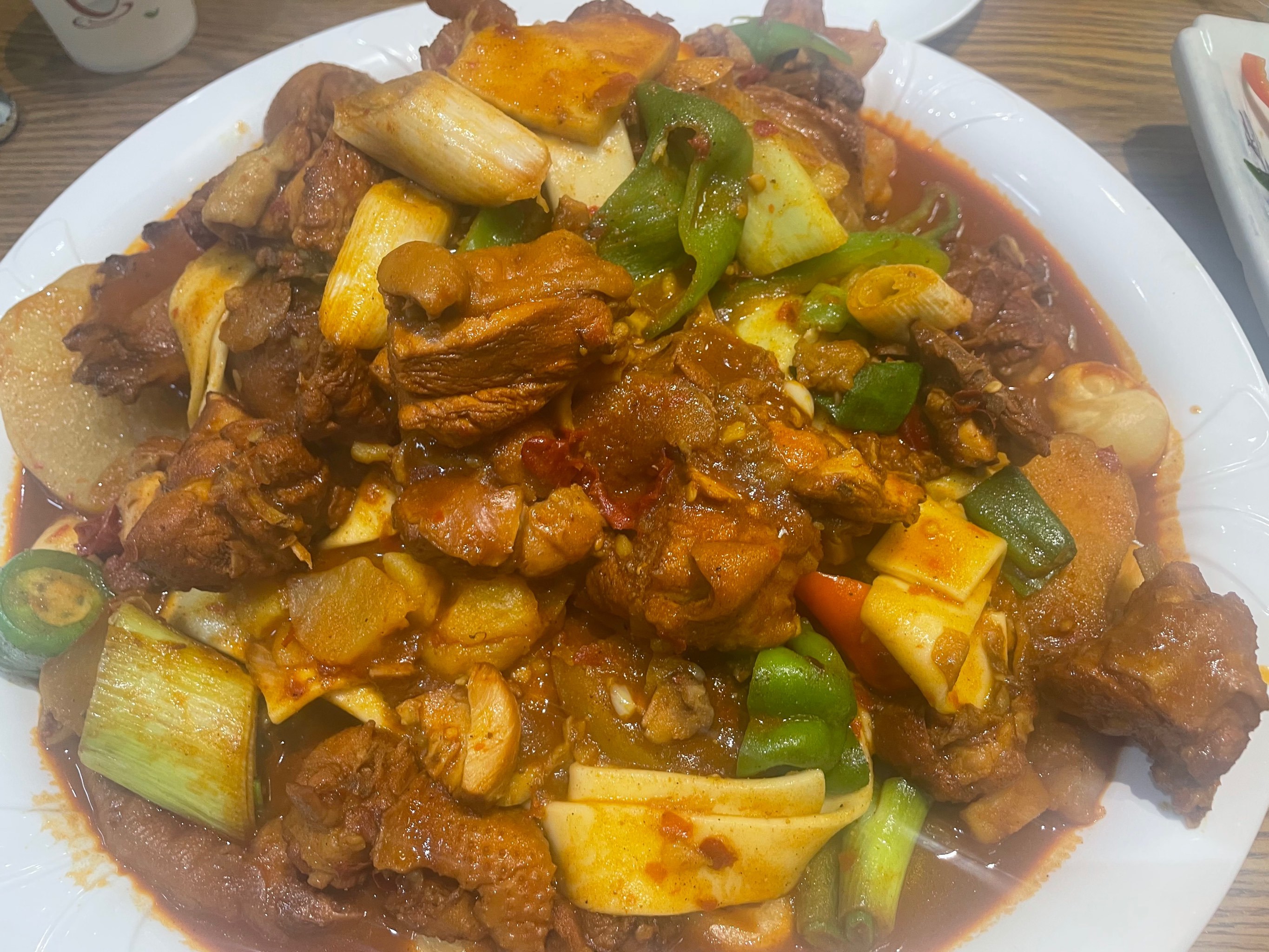 这是在五家渠的第一顿饭