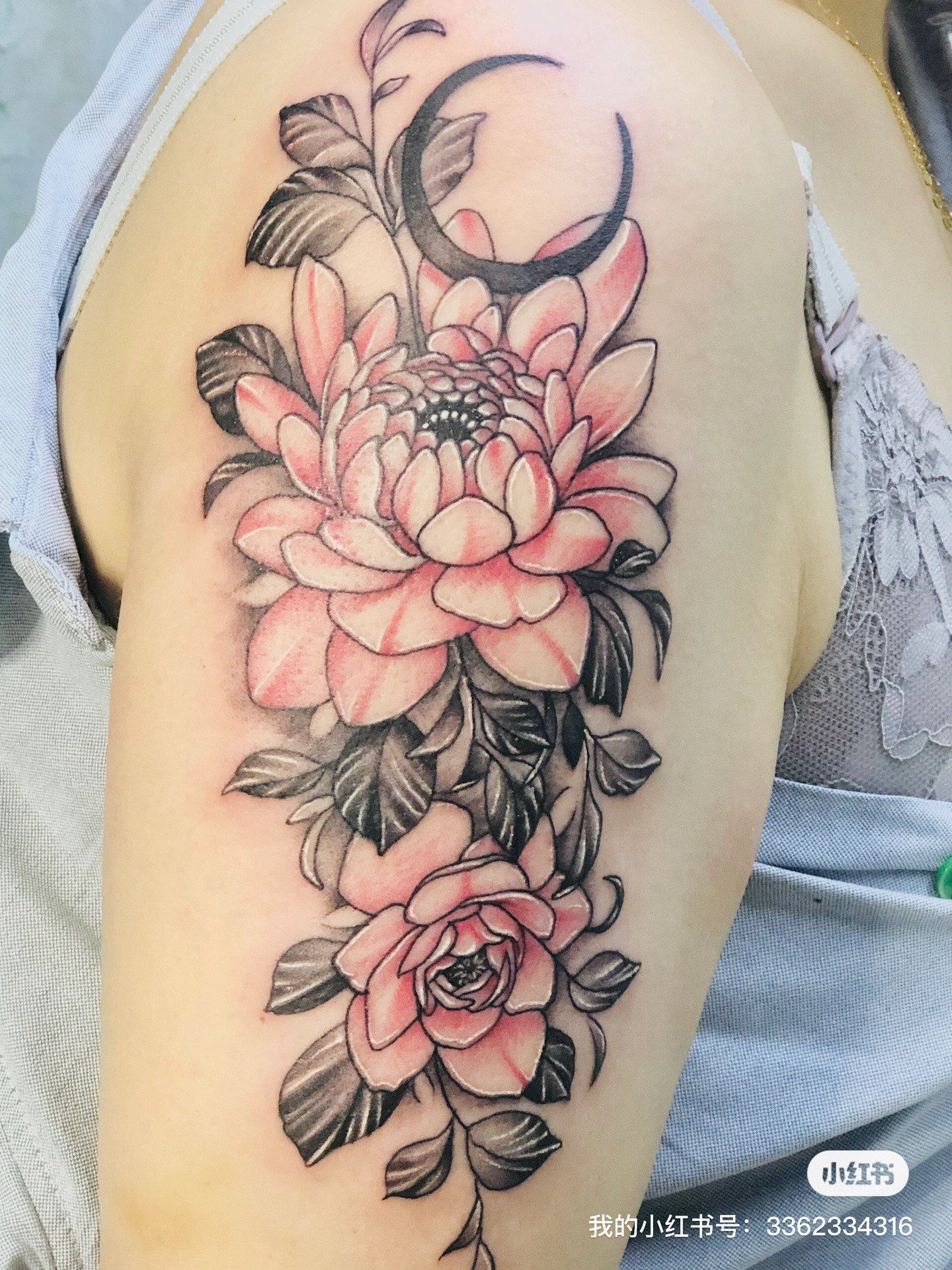 素花纹身[鼓掌]