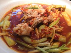 仔姜丝瓜鲜椒牛蛙-赠李白·如诗的川味(余杭万达广场店)