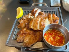 炭烧秘制猪颈肉-simply thai天泰(世纪汇店)