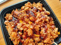 蜜汁脆皮-张秀梅烤肉拌饭脆皮鸡饭