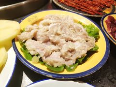 蒜香松板肉-王婆乔鲜鱼自助火锅(蜀汉路店)
