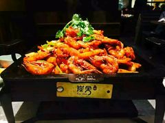 干锅虾-炭舍干锅·烤鱼(扬名广场店)