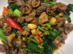 鸡杂炒菜心-骏丰酒楼(黄编店)