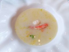 松茸鲍鱼配白芦笋浓汤-王品台塑牛排(成都万象城店)