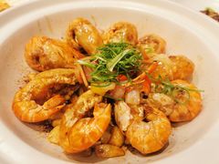 蒜片爆罗氏虾-炳胜品味(海印总店)