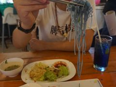 -蝶豆花蓝面条