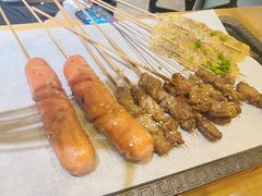 烤羔羊肉串-二旗里烧烤·烤羊排(龙域店)