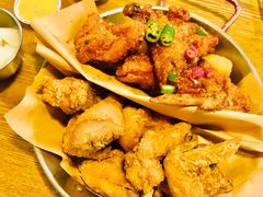 炸鸡翅一半一半-富乐满韩国正宗炸鸡韩国料理(虹泉路店)
