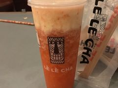 奶酪红草莓-LELECHA乐乐茶(上海五角场万达广场店)