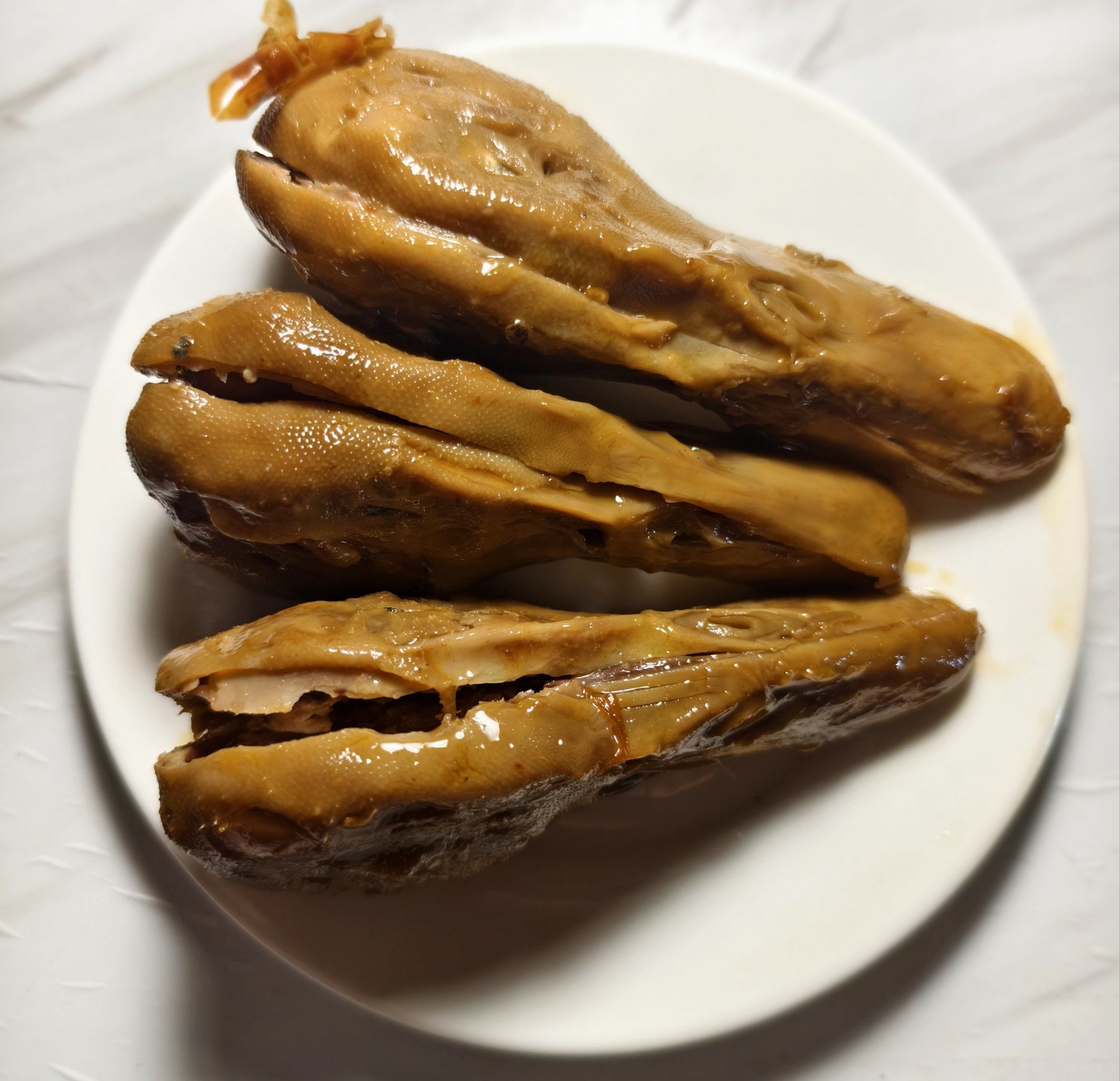 每次去王氏现捞,都必买这道鸭头,真的是我的最爱!