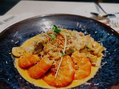 芝士蘑菇鲜虾意大利面-BE BRIGHT KITCHEN(正佳广场店)