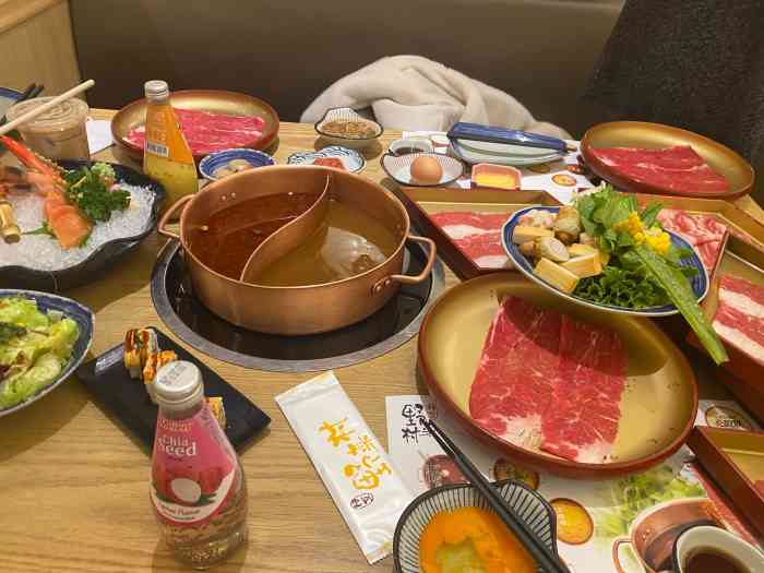 伊豆野菜村(金地中心店)-"可能不太喜欢甜甜的锅底,所以吃着还可以吧.