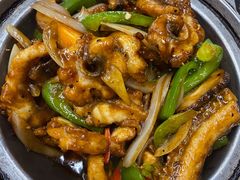 黑椒爆鳝球-凤城康记饭店