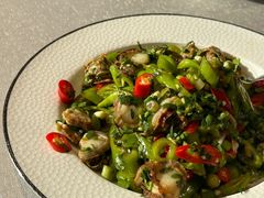 老虎菜拌扇贝-郑庄脂渣海鲜楼(九水路店)