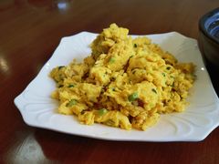 野葱炒蛋-山水之味·大鱼头·农家菜(张公洞店)