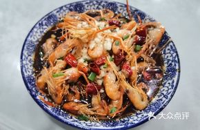 Sautéed River Shrimp with Soy Sauce
