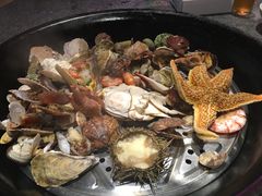 海鲜锅套餐-船梆煮•蒸汽海鲜·炉火烤肉(五四广场店)