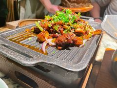 葱椒爆牛肉-绿茶餐厅
