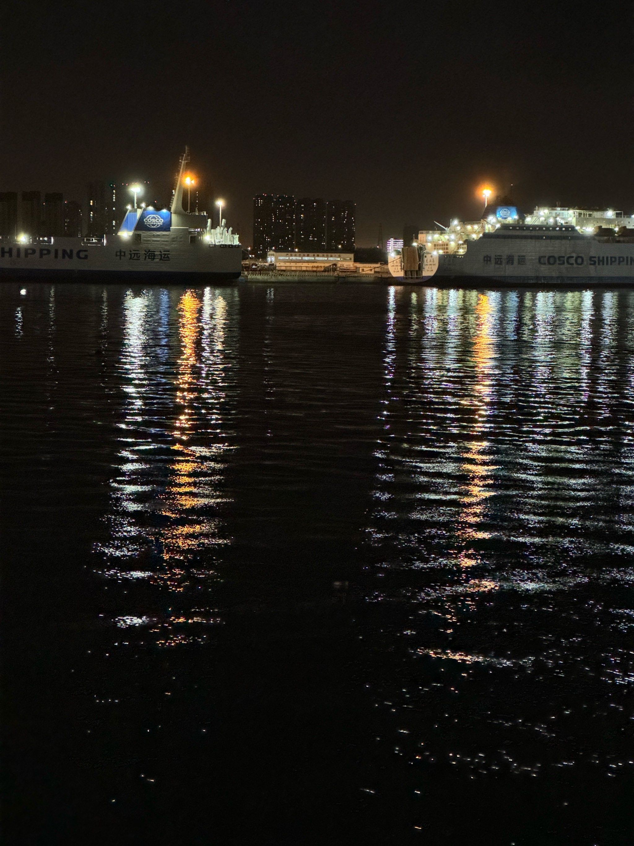 0元玩转这座城 夜晚的海边,夜晚的海边轮渡
