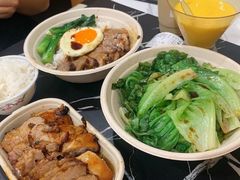 叉烧拼照烧鸡-蒙雅力港式茶餐厅(学人特色商业街店)