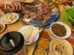 -陈叉子钢盆烤肉(中原万达店)