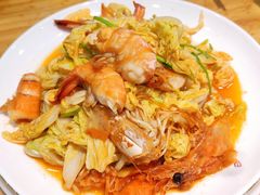 大虾烧白菜-锦绣海景主题餐厅(石老人店)