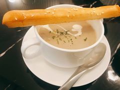 奶油蘑菇汤-1981牛排西餐厅(海信店)