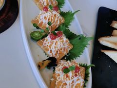 酥皮芒果三文鱼-烛影拾光观景餐厅·创意菜·摄影·小提琴(大唐不夜城店)