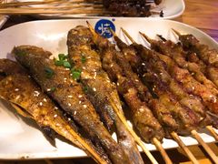 -路边摊小炉子烧烤