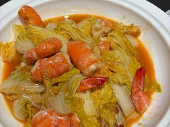 大虾炒菜芯-东莱海上(长宁来福士店)